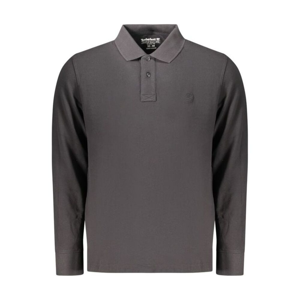 Timberland Black Cotton Polo Men's Shirt